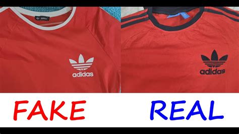 adidas t shirt original vs fake|adidas counterfeit or real.